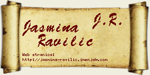 Jasmina Ravilić vizit kartica